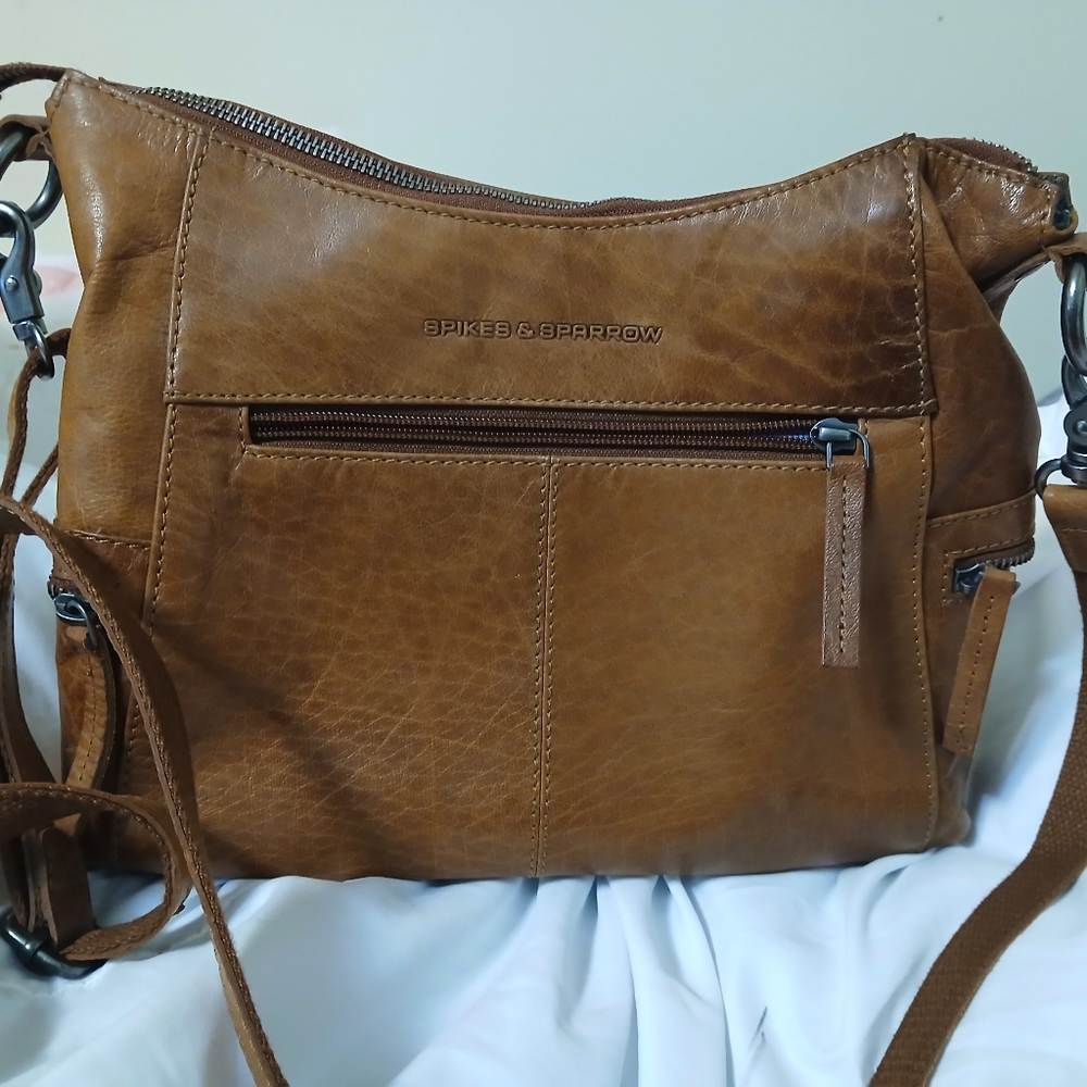 Spikes & Sparrow Shoukder Bag Purse Brown
